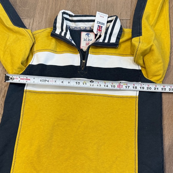 NWT Fat Face Airlie Quarter Zip Rugby Shirt Size Medium - Picture 5 of 9